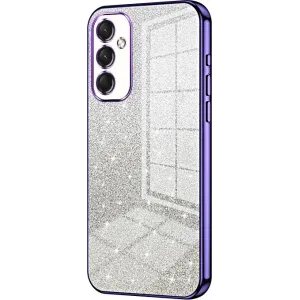 Coque arrière en silicone Phonesta Crystal Sparkle pour Samsung Galaxy A16 - Violet