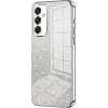 Coque arrière en silicone Phonesta Crystal Sparkle pour Samsung Galaxy A16 - Argent