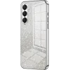 Coque arrière en silicone Phonesta Crystal Sparkle pour Samsung Galaxy A26 - Argent