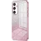 Coque arrière en silicone Phonesta Crystal Sparkle pour Samsung Galaxy S25 - Rose