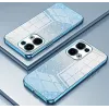 Coque arrière en silicone Phonesta Crystal Sparkle pour Oppo Reno13 - Bleu 2