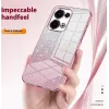 Coque arrière en silicone Phonesta Crystal Sparkle pour Oppo Reno13 - Rose 6