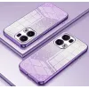 Coque arrière en silicone Phonesta Crystal Sparkle pour Oppo Reno13 Pro - Violet 2