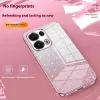 Coque arrière en silicone Phonesta Crystal Sparkle pour Oppo Reno13 Pro - Violet 5