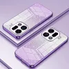 Coque arrière en silicone Phonesta Crystal Sparkle pour Oppo Find X9 Pro - Violet 2