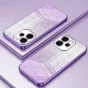 Coque arrière en silicone Phonesta Crystal Sparkle pour Oppo Reno15 - Violet 2