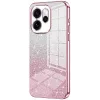 Coque arrière en silicone Phonesta Crystal Sparkle pour Oppo Reno15 - Rose