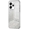 Coque arrière en silicone Phonesta Crystal Sparkle pour Oppo Reno15 - Argent