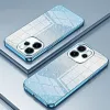 Coque arrière en silicone Phonesta Crystal Sparkle pour Oppo Reno15 Pro - Bleu 2