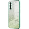 Coque arrière en silicone Phonesta Crystal Sparkle pour Samsung Galaxy A37 - Vert