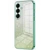 Coque arrière en silicone Phonesta Crystal Sparkle pour Samsung Galaxy S26 - Vert