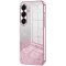 Coque arrière en silicone Phonesta Crystal Sparkle pour Samsung Galaxy S26 Plus - Rose
