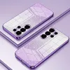 Coque arrière en silicone Phonesta Crystal Sparkle pour Samsung Galaxy S26 Ultra - Violet 2