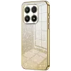 Coque arrière en silicone Phonesta Crystal Sparkle pour Xiaomi 17 - Or