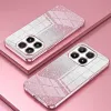 Coque arrière en silicone Phonesta Crystal Sparkle pour Xiaomi 17 - Rose 2