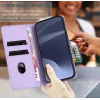 Coque portefeuille Phonesta Embossed Lines pour Xiaomi 15 Ultra - Violet 5