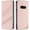 Coque portefeuille Phonesta Embossed Lines pour Nothing Phone (3a) - Rose