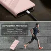 Coque portefeuille Phonesta Embossed Lines pour Oppo Reno12 F/Reno12 FS - Rose 6