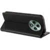 Coque portefeuille Phonesta Embossed Lines pour Oppo Reno12 F/Reno12 FS - Noir 2