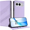 Coque portefeuille Phonesta Embossed Lines pour OnePlus Nord 4 - Violet 2