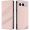 Coque portefeuille Phonesta Embossed Lines pour OnePlus Nord 4 - Rose