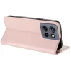 Coque portefeuille Phonesta Embossed Lines pour Motorola Edge 60 Neo/Edge 50 Neo / ThinkPhone 25 - Rose 3