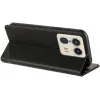 Coque portefeuille Phonesta Embossed Lines pour Motorola Edge 50 Ultra - Noir 2