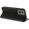 Coque portefeuille Phonesta Embossed Lines pour Motorola Moto G55 - Noir 3