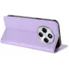 Coque portefeuille Phonesta Embossed Lines pour Xiaomi Redmi 14C / Xiaomi Poco C75 - Violet 3