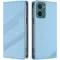 Coque portefeuille Phonesta Embossed Lines pour Motorola Moto G05 / Moto E15 - Bleu clair