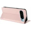 Coque portefeuille Phonesta Embossed Lines pour Google Pixel 9 / 9 Pro - Rose 3