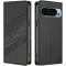 Coque portefeuille Phonesta Embossed Lines pour Google Pixel 9 / 9 Pro - Noir