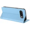 Coque portefeuille Phonesta Embossed Lines pour Google Pixel 9a - Bleu clair 2