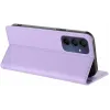 Coque portefeuille Phonesta Embossed Lines pour Samsung Galaxy A16 - Violet 3