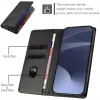 Coque portefeuille Phonesta Embossed Lines pour Samsung Galaxy A16 - Noir 3