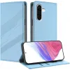 Coque portefeuille Phonesta Embossed Lines pour Samsung Galaxy A36 - Bleu clair 2