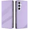 Coque portefeuille Phonesta Embossed Lines pour Samsung Galaxy A56 - Violet