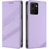 Coque portefeuille Phonesta Embossed Lines pour HMD Skyline - Violet