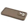 Coque arrière en silicone Phonesta Grooved pour Oppo Reno13 F 4G/5G / Reno13 FS 5G - Marron 5