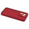 Coque arrière en silicone Phonesta Grooved pour Oppo Reno13 F 4G/5G / Reno13 FS 5G - Rouge 5