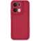 Coque arrière en silicone Phonesta Grooved pour Oppo Reno13 Pro - Rouge