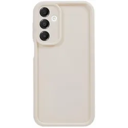 Coque arrière en silicone Phonesta Grooved pour Samsung Galaxy A16 - Beige