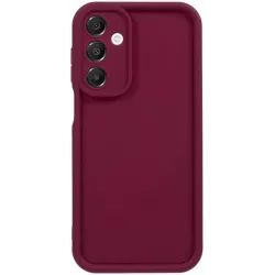 Coque arrière en silicone Phonesta Grooved pour Samsung Galaxy A16 - Rouge