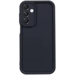 Coque arrière en silicone Phonesta Grooved pour Samsung Galaxy A16 - Noir