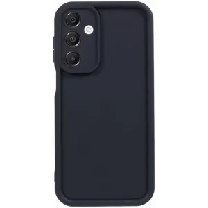 Coque arrière en silicone Phonesta Grooved pour Samsung Galaxy A16 - Noir