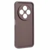 Coque arrière en silicone Phonesta Grooved pour Xiaomi Redmi 14C / Xiaomi Poco C75 - Marron 3