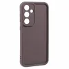 Coque arrière en silicone Phonesta Grooved pour Samsung Galaxy S25 Plus - Marron 3