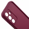 Coque arrière en silicone Phonesta Grooved pour Samsung Galaxy S25 Plus - Rouge 5