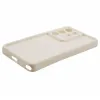Coque arrière en silicone Phonesta Grooved pour Samsung Galaxy S25 Ultra - Beige 4