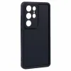 Coque arrière en silicone Phonesta Grooved pour Samsung Galaxy S25 Ultra - Noir 3